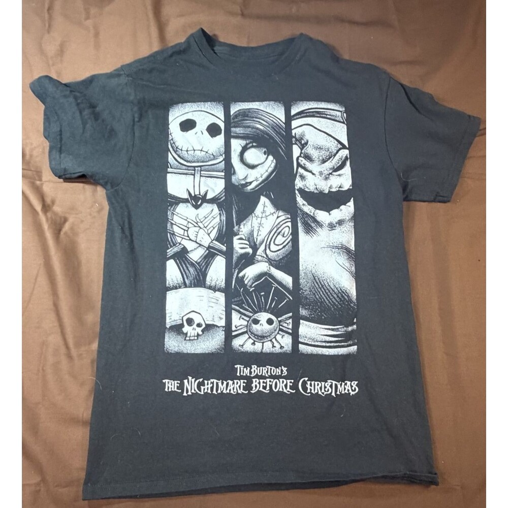 Nightmare Before Christmas Shirt Jack Skellington Sally Oogie Boogie Size S
